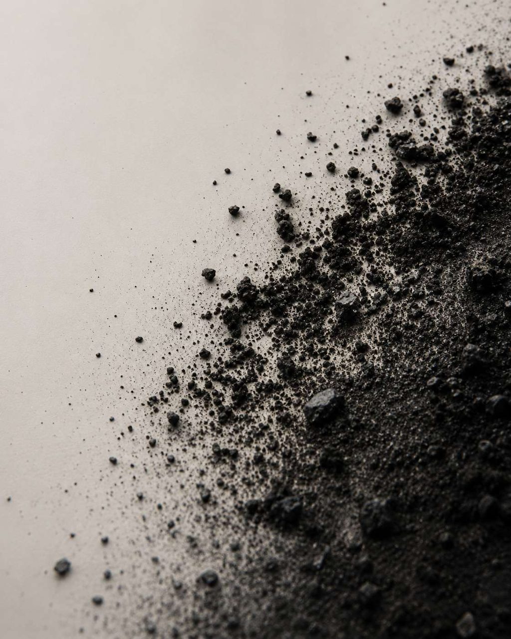 Dark matter dispersing across a pale ground.